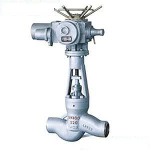 the power station electric welding cut_off 0f globe valve